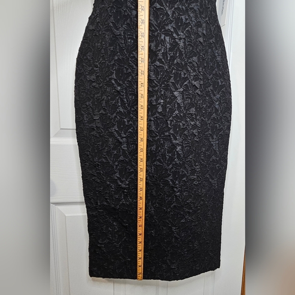 NWT Calvin Klein Sleeveless Brocade Sheath Dress Size 6 - Picture 15 of 15